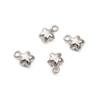 Colgante de plástico CCB con forma de estrella de cinco puntas, hecho a mano, pulsera de cuentas, cadena para teléfono móvil, accesorios de joyería con cuentas dispersas.