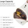 En stock Amazon superventas Europeo y Americano bolsa de pecho de gran capacidad bolsa de hombro correa de hombro multibolsillo funcional cremallera bolsa de mensajero para mujer
