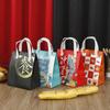 Bolsa aislante no tejida para llevar, bolsa aislante de aluminio para té con leche, bolsa de embalaje para catering, bolsa personalizada para llevar