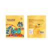 Bolsa de café de papel kraft barniz UV local sobre aceite mate impresión digital estampado en bronce sellado por tres lados bolsa de embalaje con válvula de aluminio