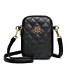 24 Nova Bolsa de Ombro Pequena Elegante da Moda Bolsa Vertical para Celular Estilo Feminino Textura Macia Bolsa Pequena Clássica de Três Camadas