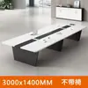 Mesa Larga para Sala de Conferencias, Estilo Moderno Simple, Mesa de Entrenamiento Grande y Pequeña, Mesa Rectangular y Sillas, Juego de Mesa y Sillas para Reuniones de 10 Personas