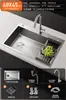 Fregadero de cocina, acero inoxidable 304, fregadero grande de un solo tazón bajo encimera, fregadero para el hogar, fregadero para lavar platos Yuyao