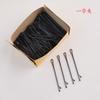 Pinza con Forma de U Forma de Pasador de Pelo Disco para el Cabello Pinza de Pato Peine Red de Pelo Herramienta para Peluca Hanfu Antigua Pinza de Una Palabra Pasta para Cejas