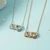 Collar Dinámico Estilo Coreano 520 para Mujer, Cadena para Clavícula, Colgante Romántico de Moda, Regalo de San Valentín para Novia, Regalo de Cumpleaños