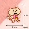Parche Bordado Termofusible de Animales de Dibujos Animados Pegatinas de Tela Coreanas DIY Souvenir Hecho a Mano Pegatinas de Parche Accesorios Etiquetas de Tela para Planchar