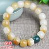 Pulsera Bodhi al por mayor Jade Blanco Cuentas Bodhi de Buda Wenwan Cuentas de Rosario Pulsera para Parejas para Hombre y Mujer Envuelto en el Dedo Pulsera Suave de Raíz de Bodhi
