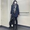 Otoño 2024 Uniforme JK Estilo Universitario Abrigo Duffle Abrigo Mujer Estilo Japonés Original Engrosado Longitud Media Acolchado Lana