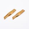 Ins Carrillones de Viento Atrapasueños de Cristal Colgante DIY Accesorios de Joyería de Latón Transfronterizo Poroso Retorcido Tira Cuadrada Larga