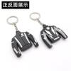 Chaveiro Pingente Criativo Espesso de Silicone PVC Dupla Face para Capacete de Corrida MOTOGP de Motocicleta