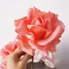 Rosa Ângulo de Alta Qualidade com Toque Realista, Haste Curta, Decoração de Casamento, Luxo Leve, Toque Úmido, Buquê Fresco, Casamento Fresco