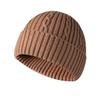 Gorro de punto simple de color sólido transfronterizo para hombres y mujeres para otoño e invierno, cálido gorro de lana, moda casual, gorro pulóver, tendencia