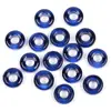 Contas Circulares de 10mm, Pulseiras Coloridas de Vidro, Colares DIY de Aparência Sofisticada, Chaveiros, Contas Soltas, Acessórios para Joias