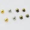 Accesorios de ferretería para equipaje directo de fábrica, clavos para pies, ferretería para bolsos hechos a mano DIY, clavos decorativos para pies, clavos sólidos de fondo plano