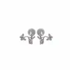 Oferta Especial Aretes de Mariposa para Mujer, Pequeños y Delicados, Lujo Ligero, Sensación de Alta Gama, Forma Geométrica de Nicho, Estilo Nuevo 2023