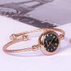 Relógio Pulseira Aberta Feminino Relógio Temperamento Decorativo Relógio Casual Nicho Quartzo