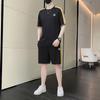 Conjunto Esportivo Casual Masculino Verão Moda Marca Esportiva Manga Curta Shorts Moda Casual Masculino Roupas Bonitas para Adolescentes