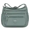 Bolsa de maternidad de nylon multicapa de gran capacidad para comercio exterior transfronterizo, bolsa de hombro cruzada casual, impermeable, a la moda, simple