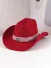 Sombrero de ala ancha estilo vaquero bohemio unisex turquesa de moda para banda de sombrero Temu