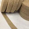 Decoração de Cadarço de Corda de Cânhamo Plana 10m Pacotes Pequenos DIY Artesanal Retro Acessórios para Sapatos de Salto Alto e Chapéus Cinto Trançado de Corda de Juta