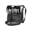 Riñonera de un solo lado para maquilladores, Bolsa portátil para guardar herramientas de maquillaje, Bolsa de maquillaje multifuncional de PU