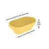 Cesta Popular Transfronteriza de Silicona para Levantar Masa, Cestas Ovaladas y Cuadradas para Levantar Masa, Aptas para Microondas y Horno, Herramienta Multifuncional para Hornear