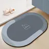 Diatom Mud Banheiro Absorvente Tapete de Piso Luz de Vaso Sanitário Tapete Antiderrapante de Luxo Porta de Entrada de Secagem Rápida Tapete de Pé Tapete de Porta de Vaso Sanitário