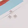 Estilo Chanel Coração Diagonal Diabo Liga DIY Brincos Colar Pulseira Pingente Materiais de Joalheria Acessórios