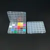 Caja de Plástico Transparente de 36 Compartimentos para Organizar Joyería, Herramientas de Ferretería y Componentes Electrónicos