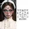 Tatuagens Adesivas de Aranha 3D Impermeáveis e Divertidas Transfronteiriças Teia de Aranha Tatuagem de Braço Maquiagem de Halloween Adesivos de Rosto