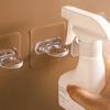 Gancho Circular Adhesivo Popular para Drop-Shipping Transfronterizo Soporte para Barra de Cortina de Pared Sin Perforación Colgador de Gel de Ducha Cocina Baño