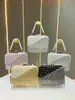 Bolsa de Mão Feminina com Franjas Clutch de Pérola Bolsa de Festa Bolsa Tote Elegante Bolsa Feminina Bolsa de Festa Embelezada com Strass