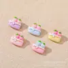 Mini acessórios de resina de desenho animado tamanho pequeno cola de creme grampo de cabelo diy arte de unhas capa de celular material artesanal patch atacado