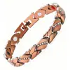 Pulsera Magnética Popular Transfronteriza Europea y Americana, Elegante Aleación de Trébol de Lujo Ligero Incrustada con Diamantes, Pulsera Magnética de Una Fila para Mujer