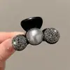 Pinza para el Cabello Exquisita de Gama Alta Estilo Coreano para Mujer Pinza de Garra Pequeña de Princesa Pinza Versátil para Flequillo Lateral Pinza Lateral Elegante