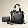 Bolsa Popular Femenina Transfronteriza, Bolso de Cocodrilo a la Moda para Suegra, Nuevo Colgante de Borlas, Bolso Cruzado Portátil, Dropshipping