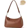 Bolsa Baguette Popular Transfronteiriça Estilo Amazon Simples e Versátil de Ombro com Corrente, Bolsa Transversal Vintage Feminina, Bolsa de Ombro