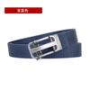 Fábrica atacado cinto masculino liga simples fivela automática cinto oco tecido não poroso cinto de alta sensibilidade masculino