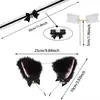 Diadema de Halloween Diadema para Actuación en Festival Set de Diadema y Collar de Chica Gato Orejas de Gato Pasador Sencillo para Niña Hermosa