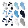 2025 Amazon Nuevo Antideslizante Punteado Calcetines de Barco de Tacón Pequeño Calcetines de Bebé Color Sólido Calcetines de Piso Calcetines para Niños Venta al por Mayor