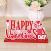 Mingguan Decoraciones de San Valentín Transfronterizas Adornos de Virutas de Madera Corazón de Madera Mesa de Escritorio Mesa Mesa Central Decoraciones para Fiestas