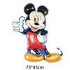 Globo de Mickey Minnie de dibujos animados de 18 pulgadas decoración de cumpleaños tema de fiesta diseño Mickey Mouse de pie