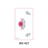 Novedad Flor-brillo Frente Dunhuang Pegatina de Cejas Niños Adultos Mujeres Hanfu Estilo Antiguo Vestido Antiguo Estampado en Frente Pegatina de Actuación