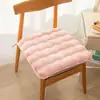 Almofada de Assento de Pelúcia de Pelo de Coelho de Luxo Leve Pad para Cadeira Pad de Sala de Aula Escritório Almofada Bonita para Bumbum Almofada de Assento Longa para Estudante de Inverno