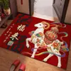 Felpudo Festivo de Entrada para Año Nuevo del Año de la Oveja, Alfombrilla Antideslizante y Resistente a la Suciedad para Uso Doméstico, Se Puede Cortar a Medida para la Entrada de Año Nuevo