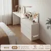 Cômoda Estreita e Armário Integrados 30cm Ultra-Fina Mesa Simples Moderna Cômoda Mesa de Computador Mesa de Maquiagem