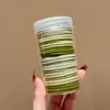 2025 Nuevo Coletero Enlatado para Mujer Cuerda para el Cabello Simple Cuerda Elegante para el Cabello Banda Elástica de Alta Elasticidad y Duradera