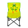 Venta al por mayor de fabricantes silla de pesca con respaldo para ocio al aire libre con estampado de dibujos animados para adultos y niños, silla plegable simple, portátil y universal