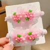 Linda Banda para el Cabello de Dibujos Animados de Flores para Niña, Diadema para Cola de Caballo Alta, Accesorios para el Cabello de Princesa, Banda para el Cabello de Niñas de Alta Elasticidad y Durabilidad, Banda Elástica