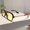 Nuevas Gafas de Sol Estilo Hot Girl Americano Dulce-Cool con Doble Puente Hueco, Gafas de Sol Estilo Aviador con Protección UV para Hombre